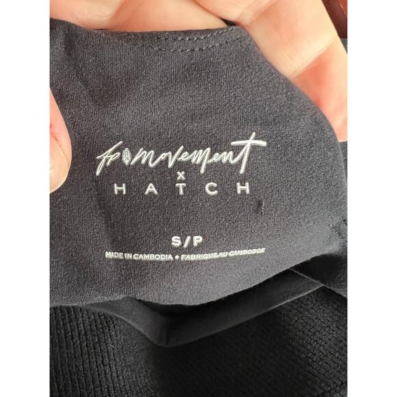 NWT Free People Movement X Hatch Maternity Never Better Square Neck Bra Black S - Picture 11 of 14